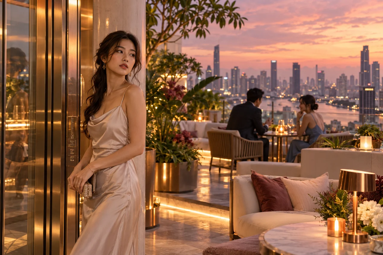 Anh bảo đừng đến sân thượng lúc sáu giờ